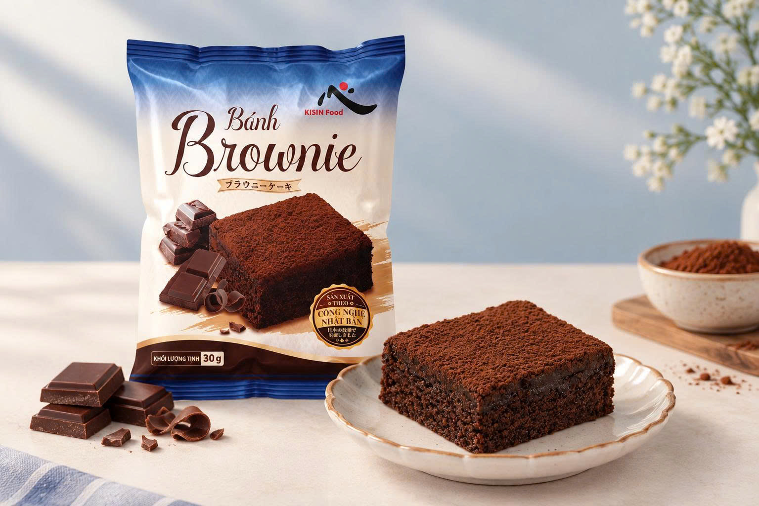 Bánh Brownie Cake