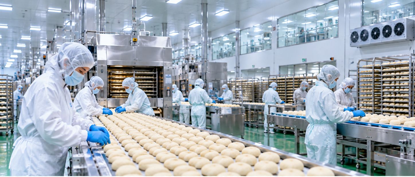 Dây chuyền thiết bị sản xuất tại nhà máy KISIN Food