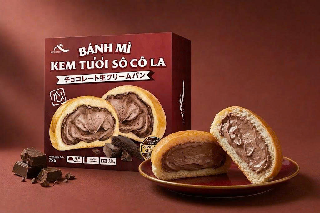 Bánh Mì Kem Tươi Sô Cô La